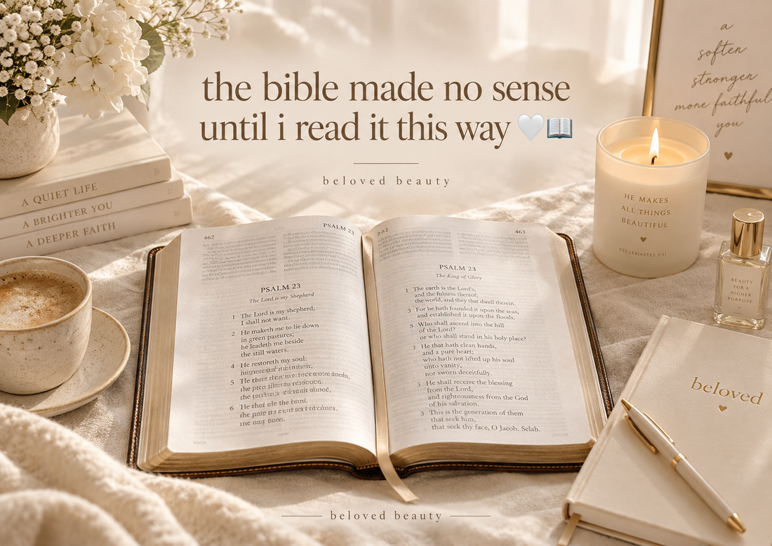 the bible made no sense until i started reading it this way 🤍📖